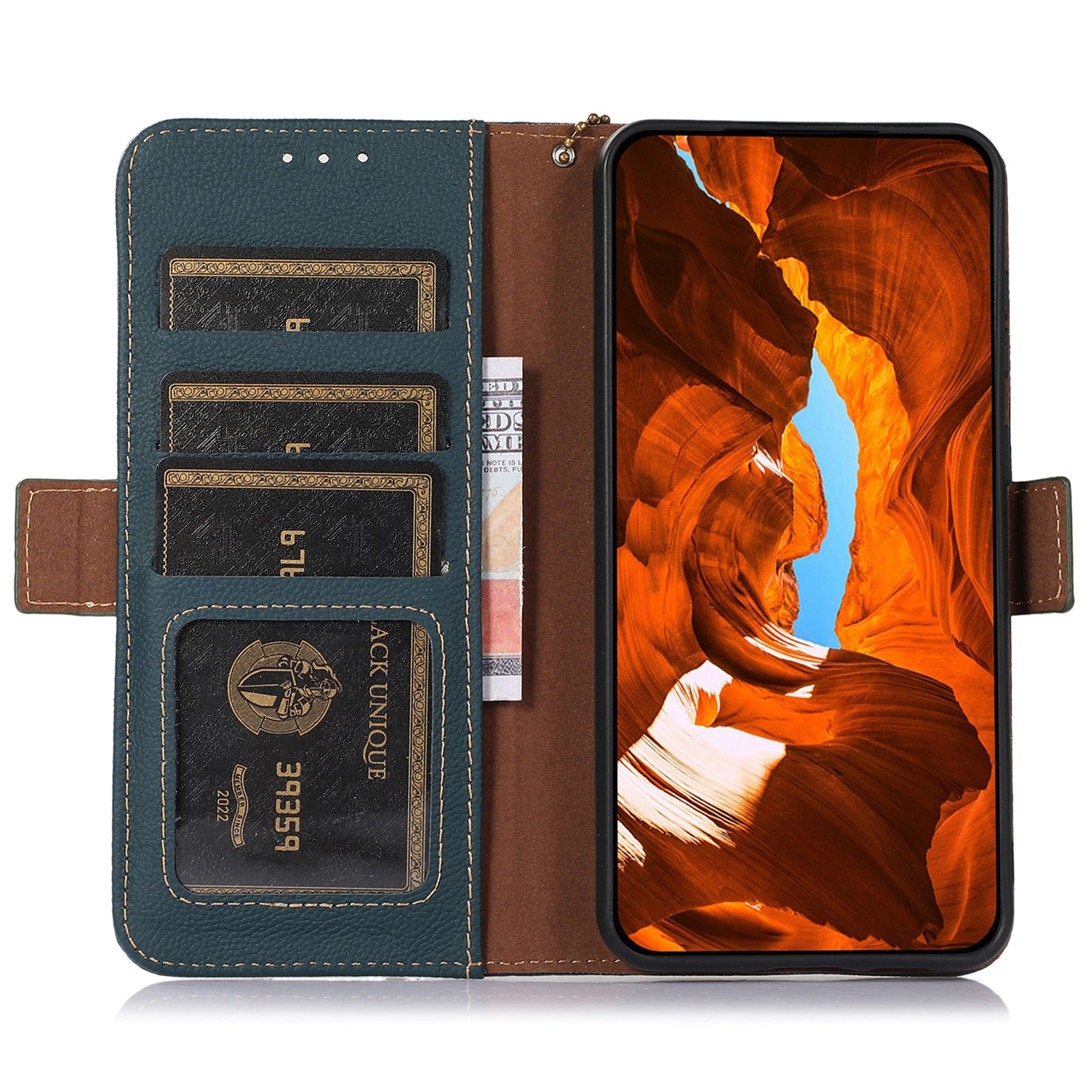 TJ Drop-proof Cell Phone Case for OnePlus 11 5G Genuine Cowhide Leather RFID Blocking Anti-scratch Phone Cover with Wallet Stand TJ Drop-proof Cell Phone Case for OnePlus 11 5G Genuine Cowhide Leather RFID Blocking Anti-scratch Phone Cover with Wallet Stand
